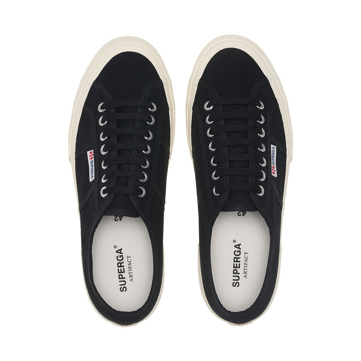 Zapatillas unisex negras de corte bajo con parte superior de algodón 4