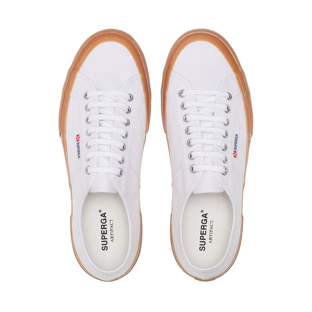 Le Superga Unisex 2750 OG Low Cut WHITE-DK GUM - Main Image
