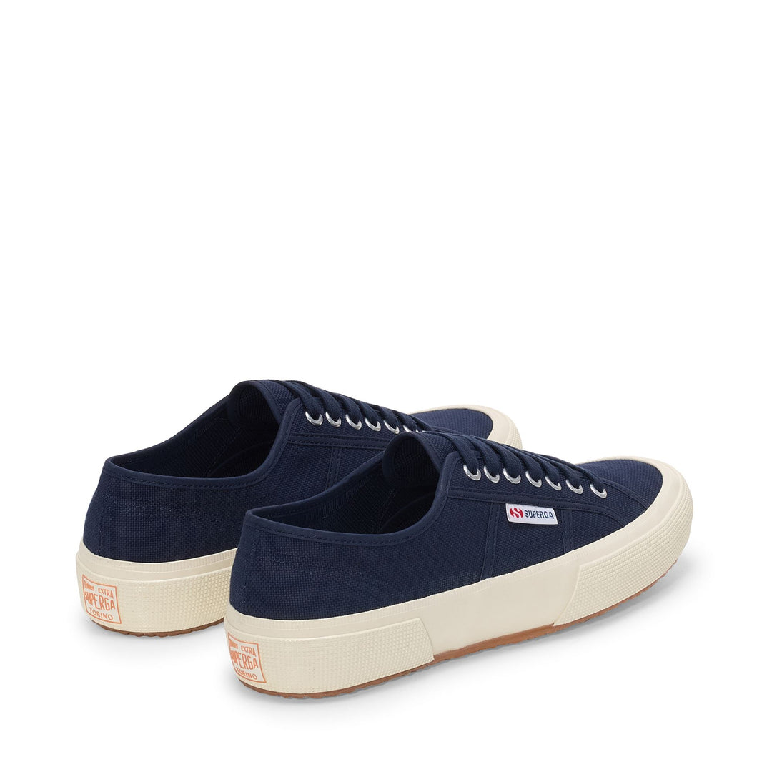 Klassische Unisex-Sneaker in Marineblau mit Obermaterial aus Baumwolle main