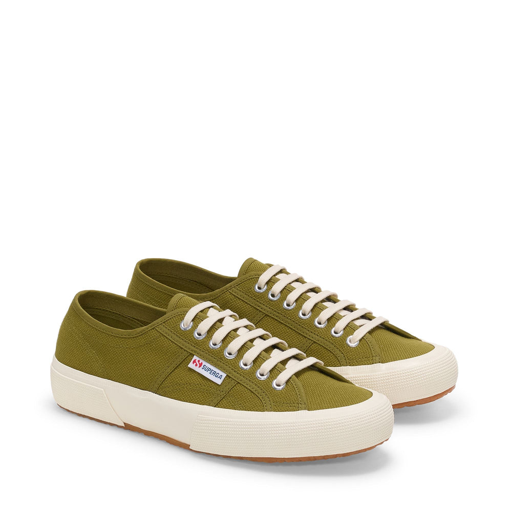 Zapatillas bajas unisex verdes con parte superior de algodón 02