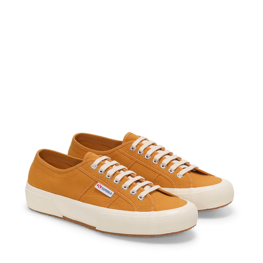 Braune Unisex Low Cut Sneakers mit Obermaterial aus Baumwolle main