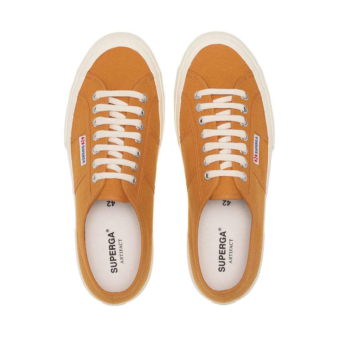Braune Unisex Low Cut Sneakers mit Obermaterial aus Baumwolle main