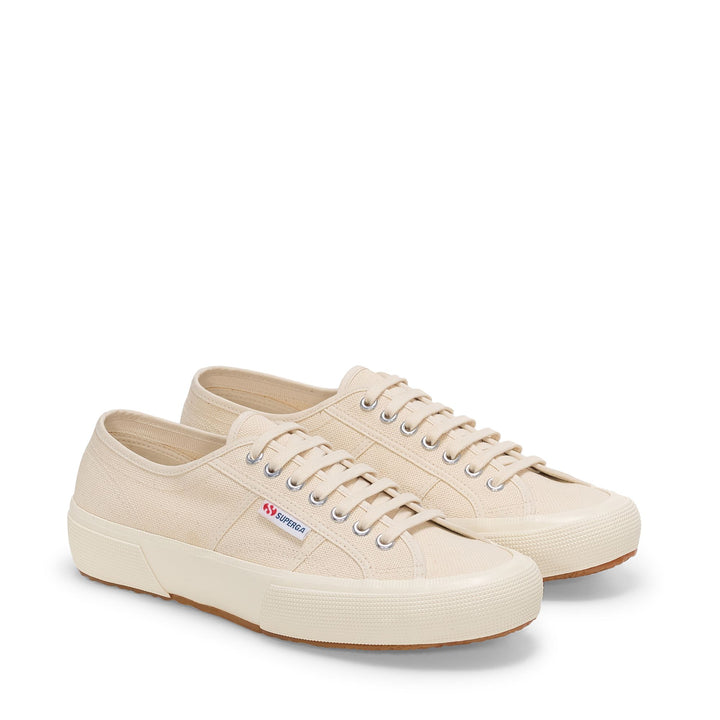 Unisex Beige Low Cut Sneakers with Cotton Upper 2