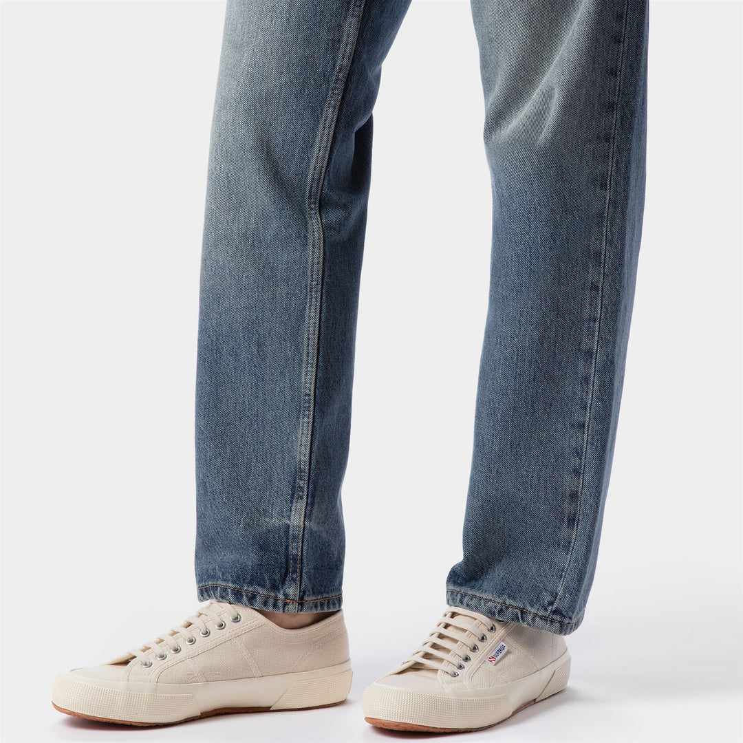 Unisex Beige Low Cut Sneakers with Cotton Upper main