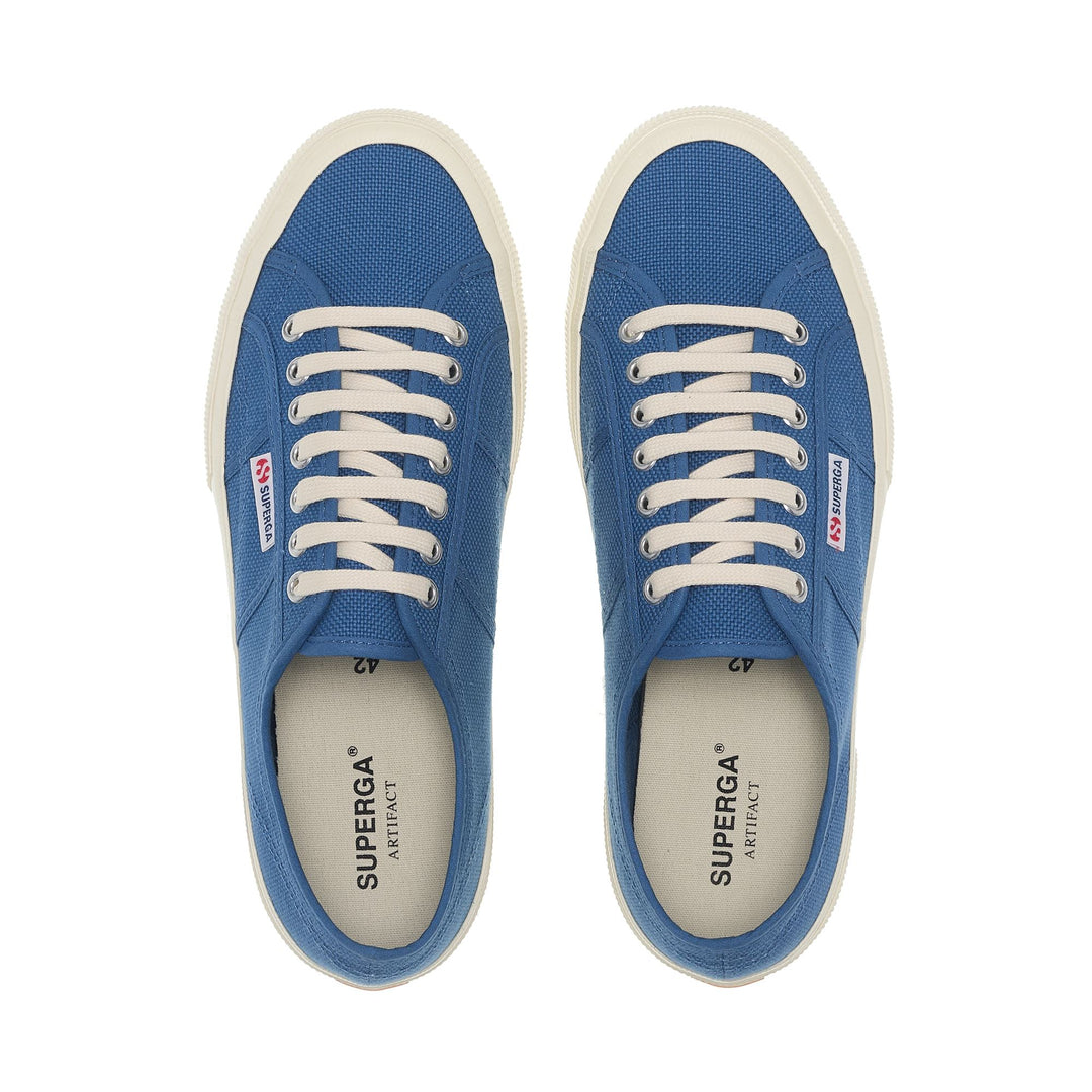 Unisex Blue Low Cut Sneakers with Cotton Upper main