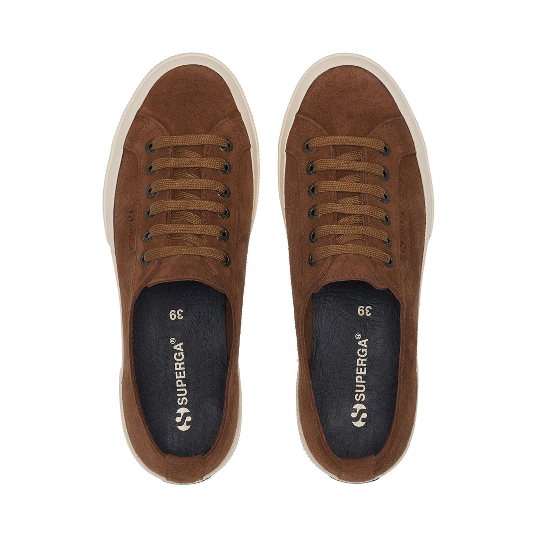 2750 SUEDE - Le Superga - Décolleté - Femme - Tan Brown-Off White main