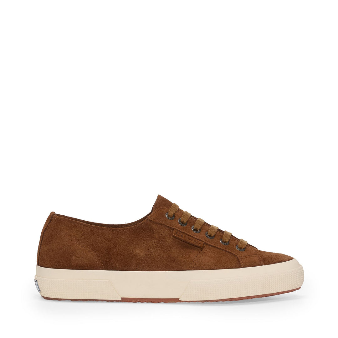 2750 SUEDE - Le Superga - Low Cut - Woman - Tan Brown-Off White 01