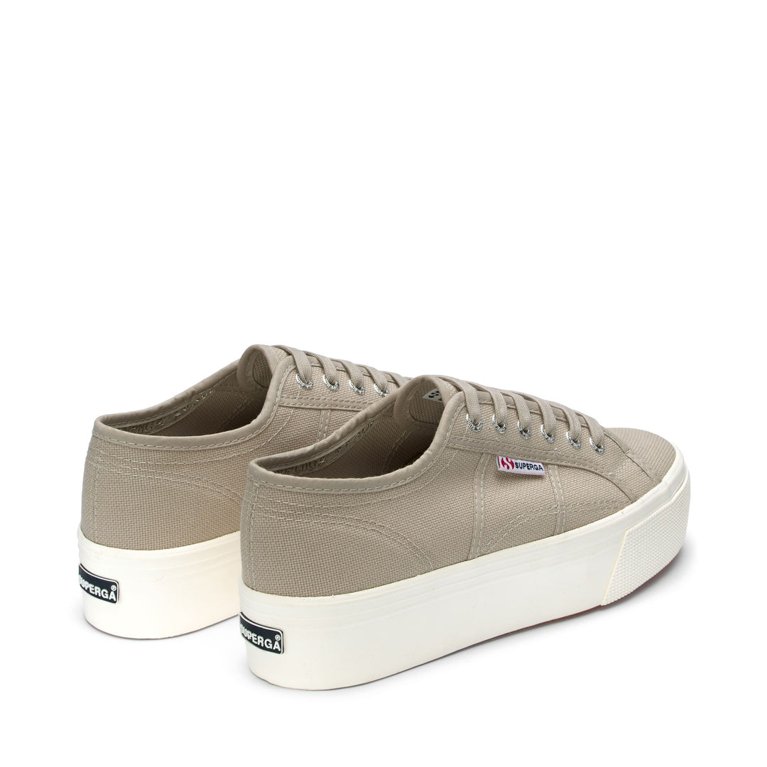 Plataforma Superga 2790 Mujer Gris Tenis Plataforma Superga 2790