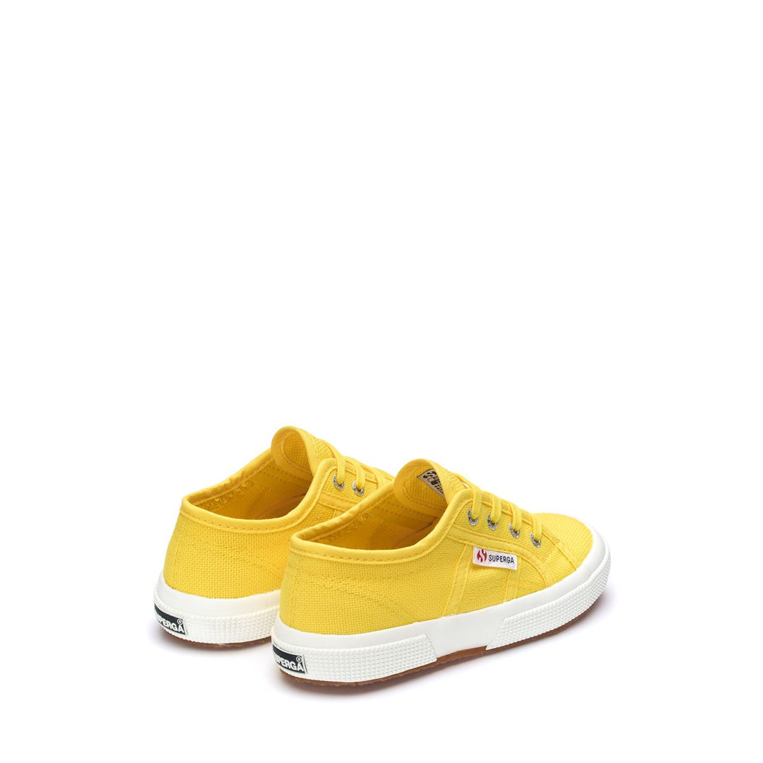 Children's Sneakers in Yellow with Cotton Upper main