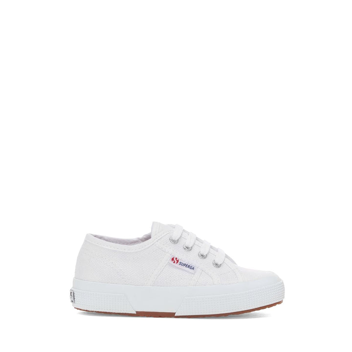 Children's Sneakers in White with Cotton Upper 1