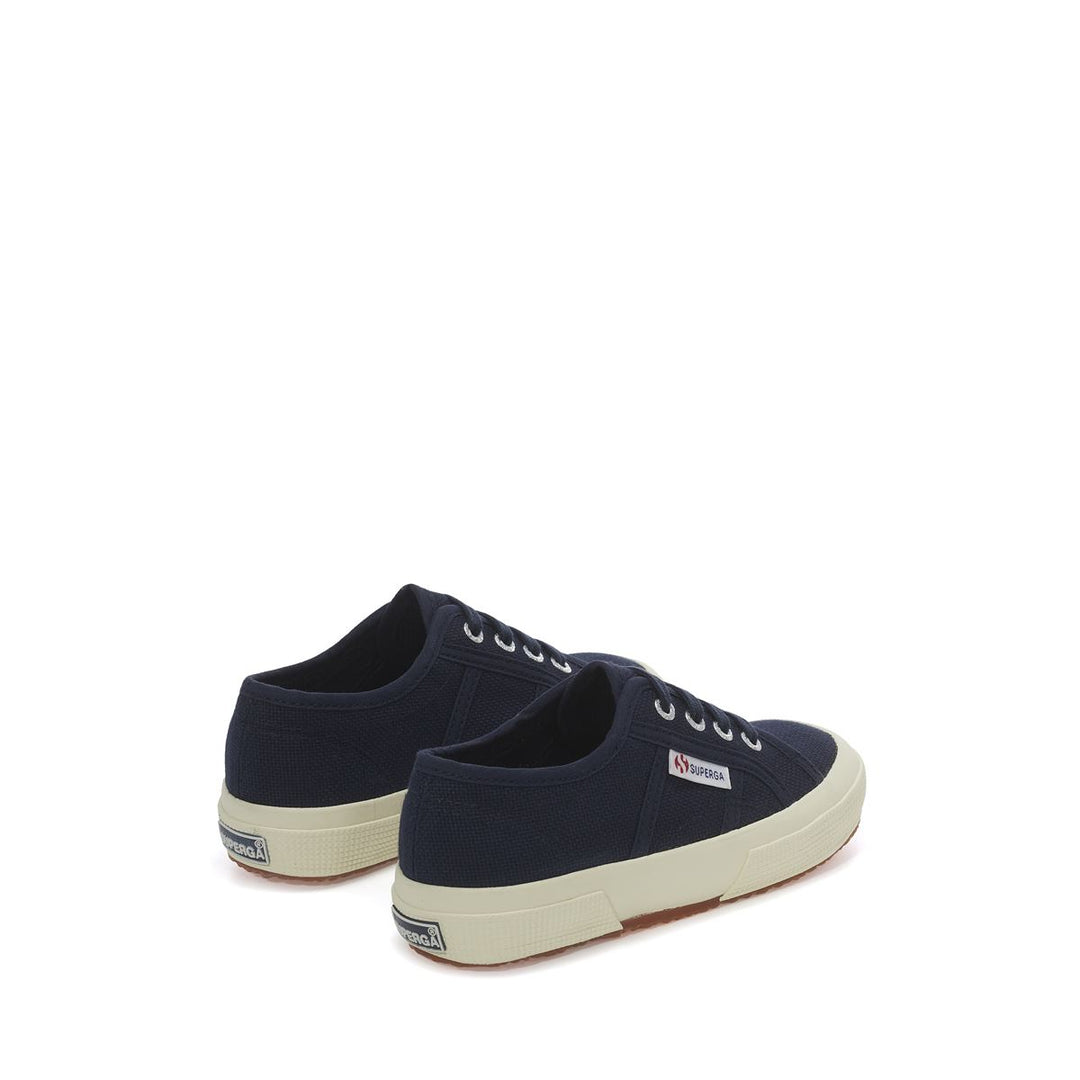 Klassische marineblaue Kinder-Sneaker mit Obermaterial aus Baumwolle main