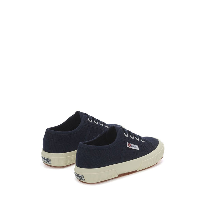 Klassische marineblaue Kinder-Sneaker mit Obermaterial aus Baumwolle 3