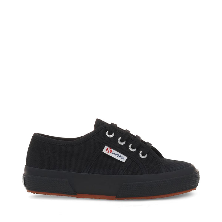 Children's Classic Full Black Sneakers with Cotton Upper 1