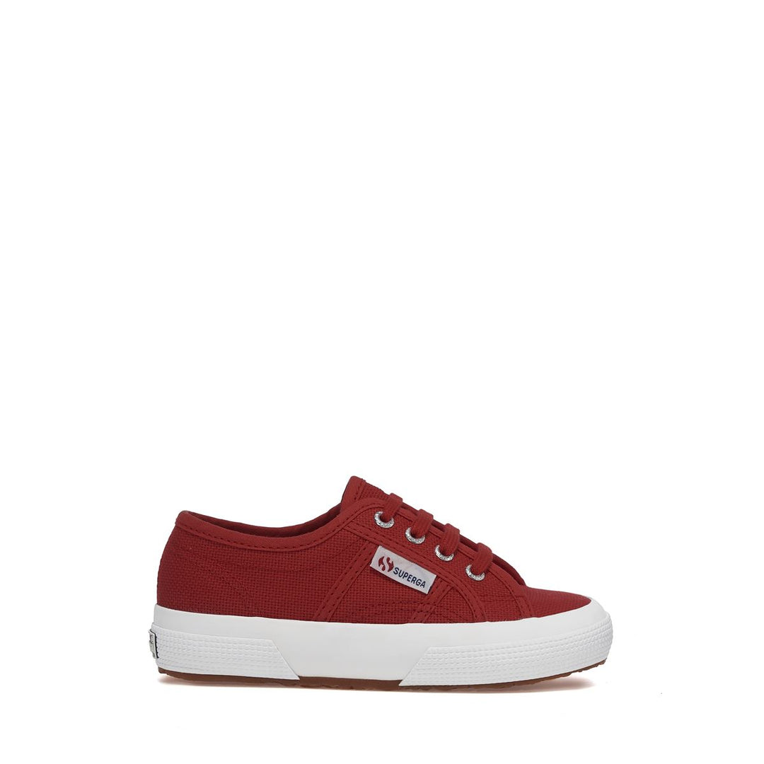 Sneakers per Bambini Colore Rosso con Tomaia in Cotone 01