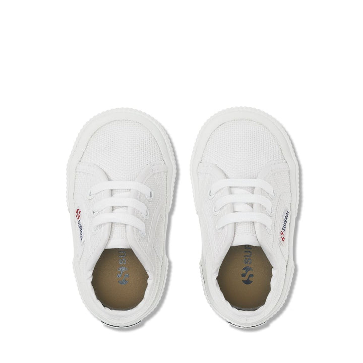 Zapatillas para Niños Color Blanco con Empeine de Algodón 4