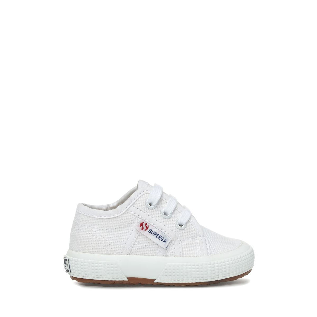 Children's Sneakers White Color with Cotton Upper 01