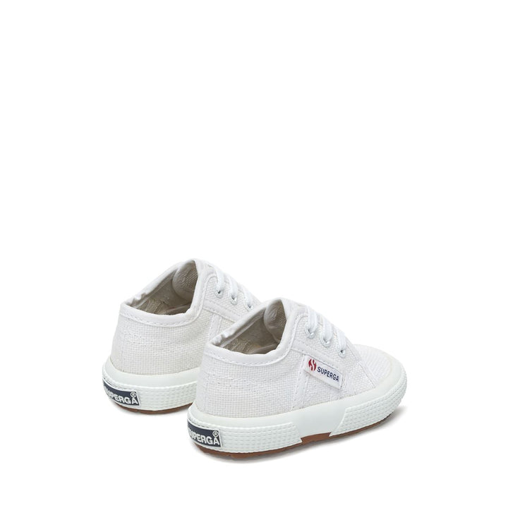 Zapatillas para Niños Color Blanco con Empeine de Algodón 3