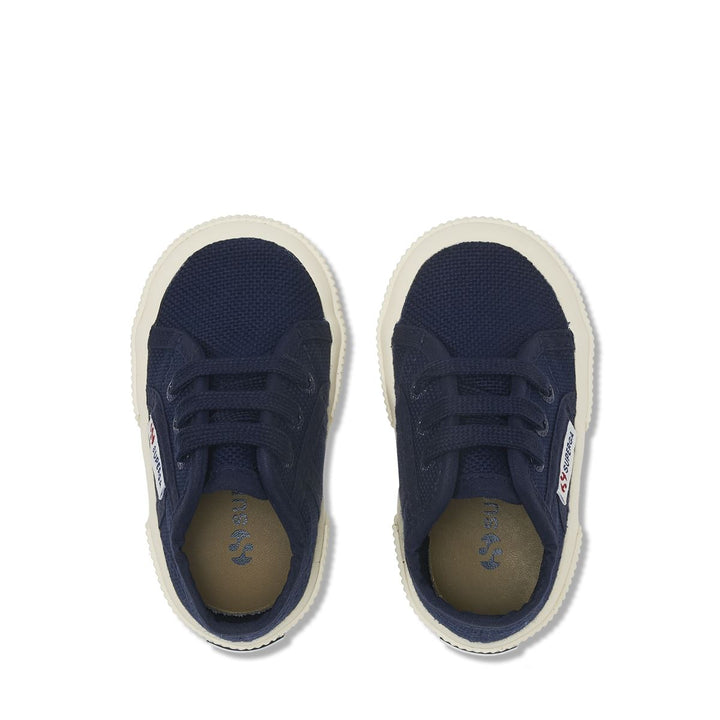 Zapatillas para Niños Color Azul con Empeine de Algodón 4