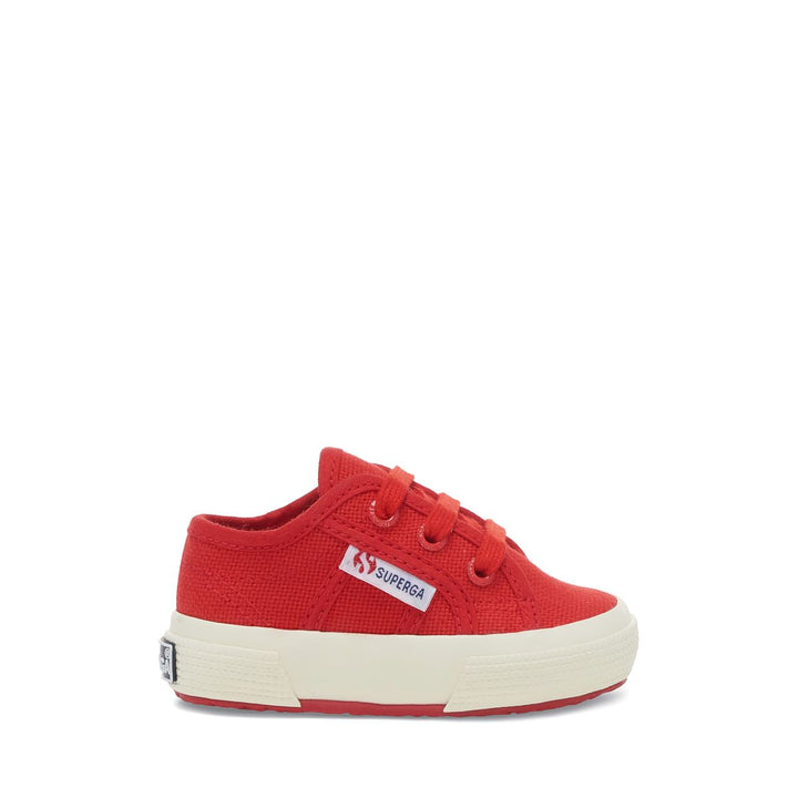 Sneakers per Bambini Colore Rosso con Tomaia in Cotone 1