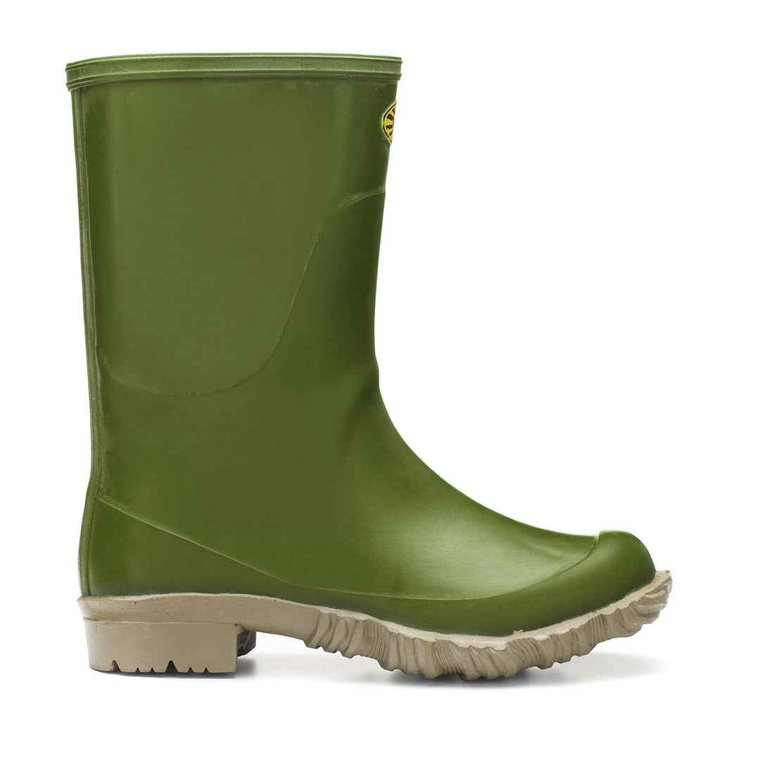 Bottes hautes en caoutchouc unisexes couleur olive 01