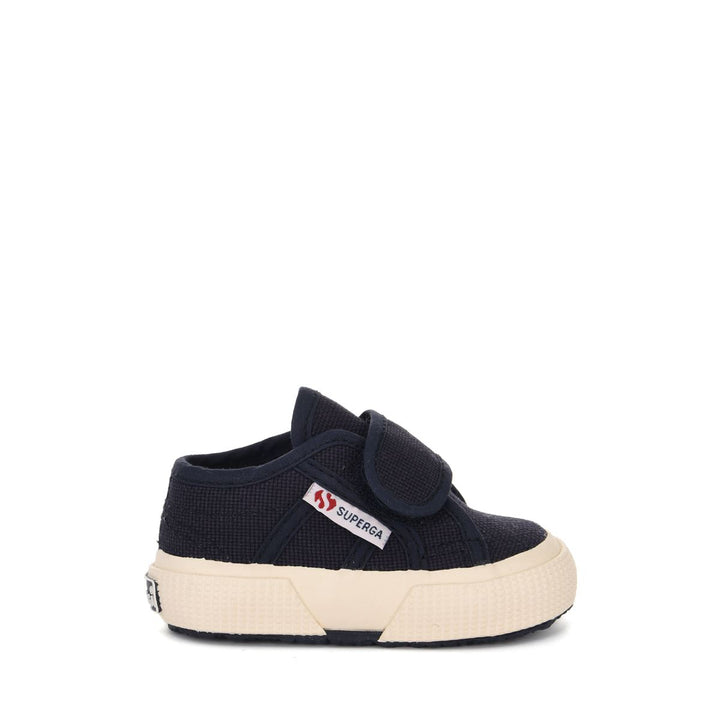 Sneakers per Bambini Colore Blu con Strappi e Tomaia in Cotone 1
