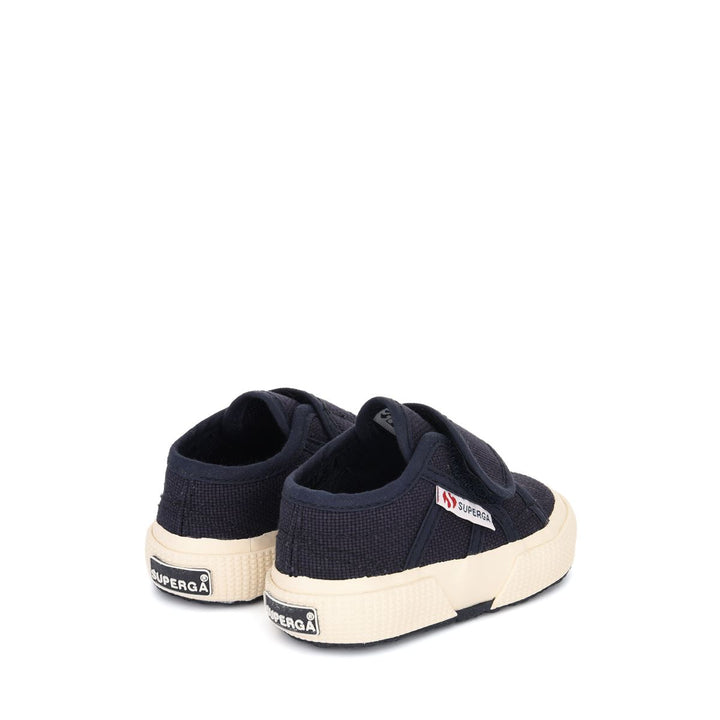 Sneakers per Bambini Colore Blu con Strappi e Tomaia in Cotone 3