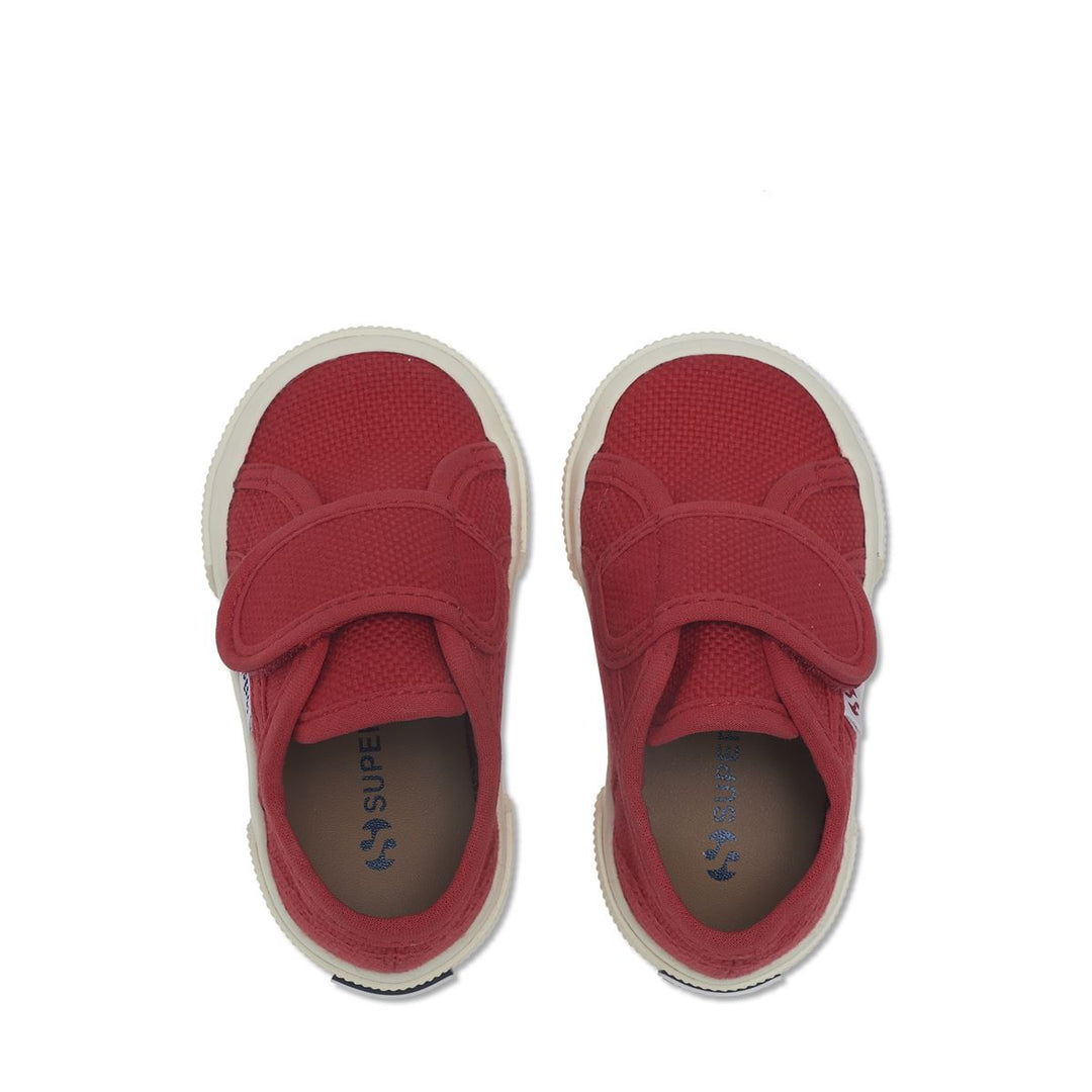 Kinder-Sneaker in Rot mit Obermaterial aus Baumwolle main
