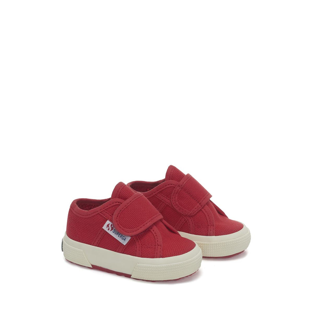 Kinder-Sneaker in Rot mit Obermaterial aus Baumwolle main