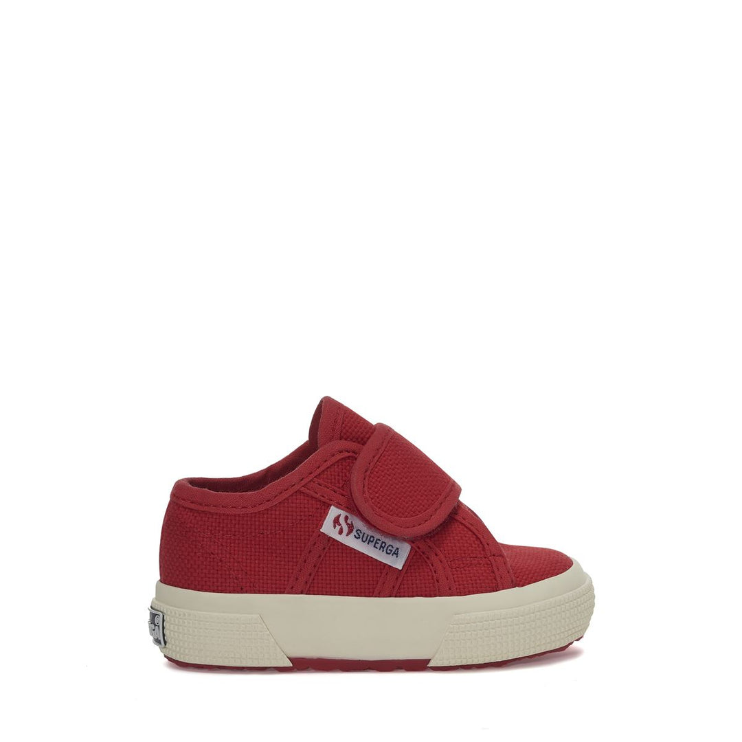 Sneakers per Bambini Colore Rosso con Strappi e Tomaia in Cotone 01