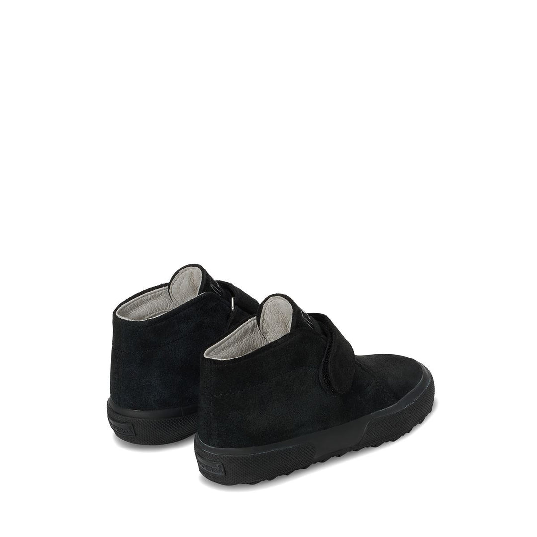 Boy's Ankle Boots Full Black with Suede Upper main