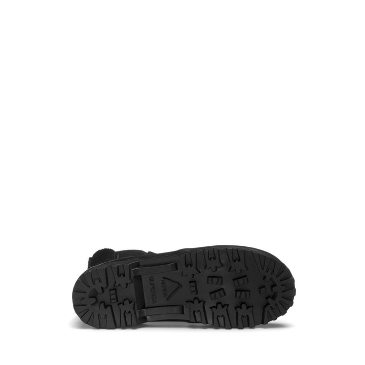 Kid's Black Ankle Boots with Suede Upper 5