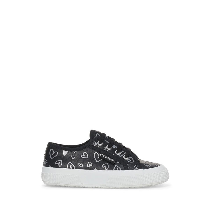 Girl's Low Cut Black Sneakers with Cotton Upper 1