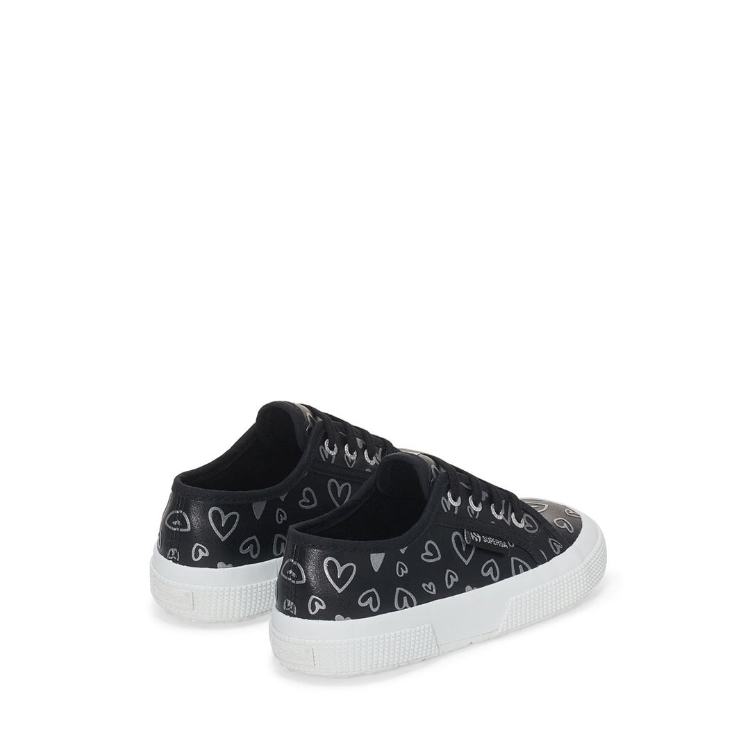 Girl's Low Cut Black Sneakers with Cotton Upper main