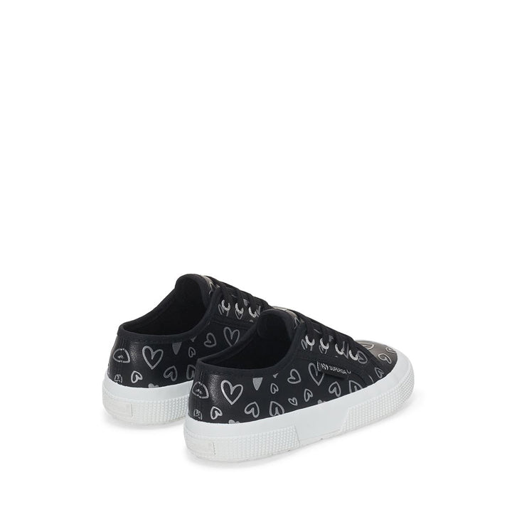 Girl's Low Cut Black Sneakers with Cotton Upper 3