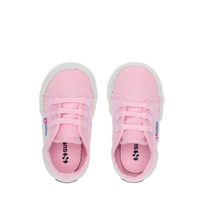 Le Superga Kid unisex 2750 BABY CLASSIC Sneaker PINK TICKLED-FAVORIO Dressed Back (jpg Rgb)		