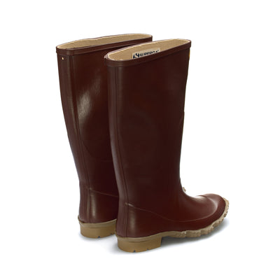 Rubber Boots Unisex 7266-GINOCCHIO PADUS High Cut BROWN Dressed Side (jpg Rgb)		