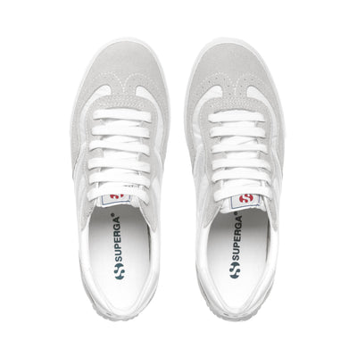 Sneakers Unisex 2832-NYLU Low Cut WHITE Dressed Back (jpg Rgb)		