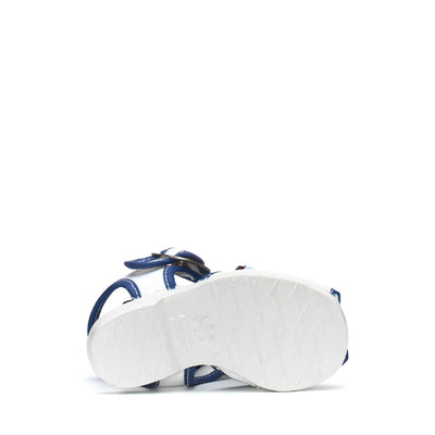 Sandals Kid unisex 1200-COTJ Sandal WHITE-BLUE ROYAL Detail (jpg Rgb)			