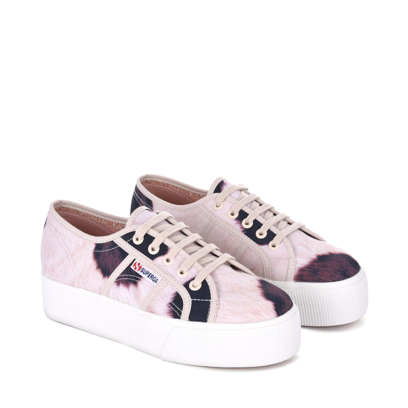 Lady Shoes Woman 2790-FANTASY COTW Wedge BEIGELTSAND-COW | superga Dressed Front (jpg Rgb)	