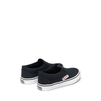Sneakers Kid unisex 2311 KIDS SLIP-ON Slip On BLUE NAVY Dressed Side (jpg Rgb)		
