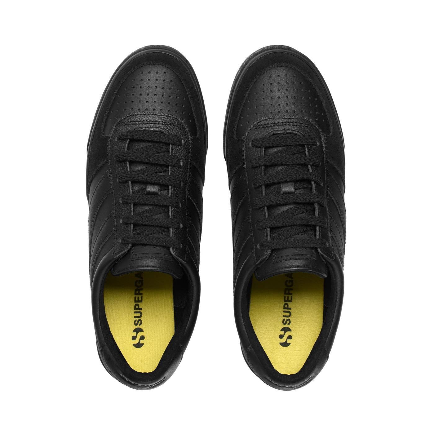 Sneakers Unisex 2846-SEATTLE LEAU Low Cut TOTAL BLACK | superga Dressed Back (jpg Rgb)		