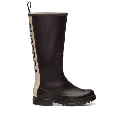 Rubber Boots Unisex 799 RUBBER BOOTS LETTERING High Cut BLACK BRISTOL-OFF WHITE Photo (jpg Rgb)			
