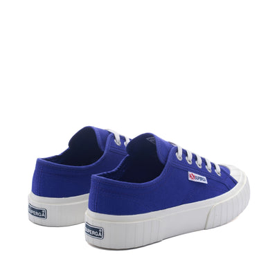 Sneakers Unisex 2630 STRIPE Low Cut BLUE SPECTRUM-FAVORIO Dressed Side (jpg Rgb)		