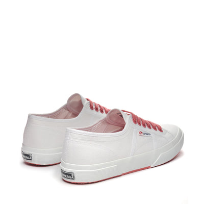 Le Superga Unisex 2750-COTCONTRASTU Sneaker WHITE-PINK EXTASE | superga Dressed Side (jpg Rgb)		