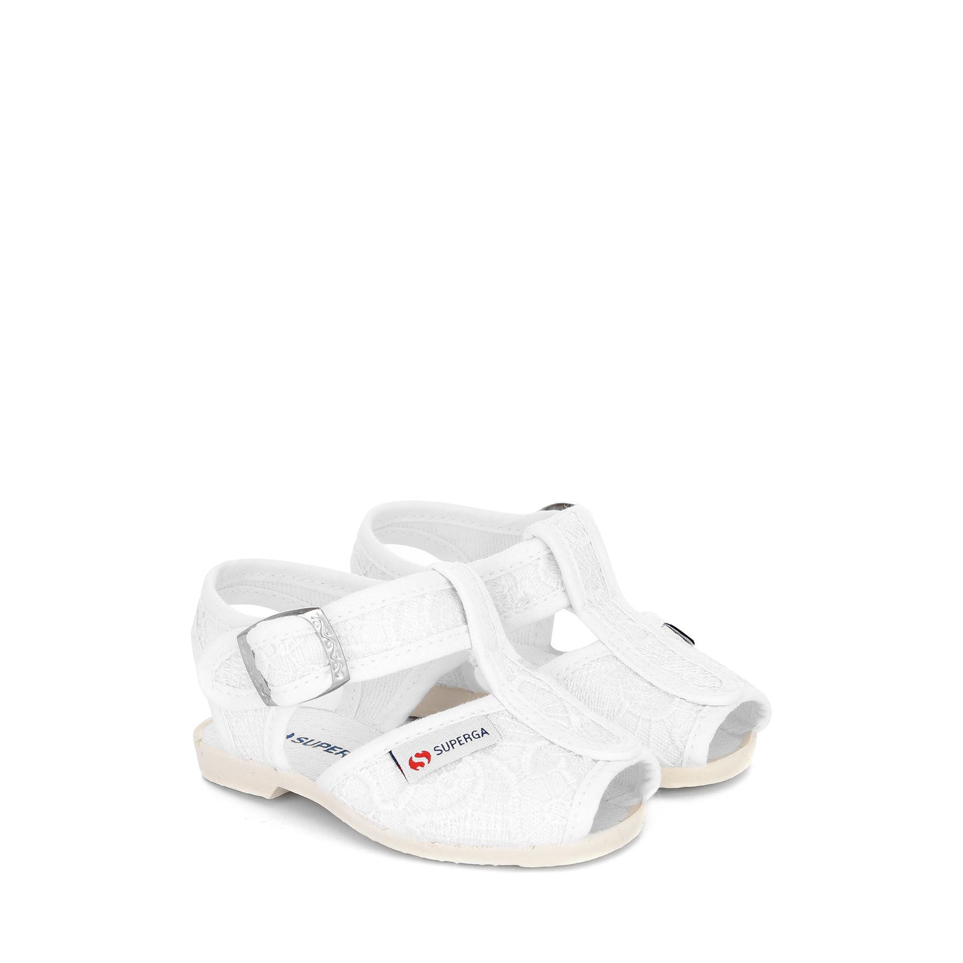 Sandals Girl 1200-macramej Sandal WHITE Dressed Front (jpg Rgb)	