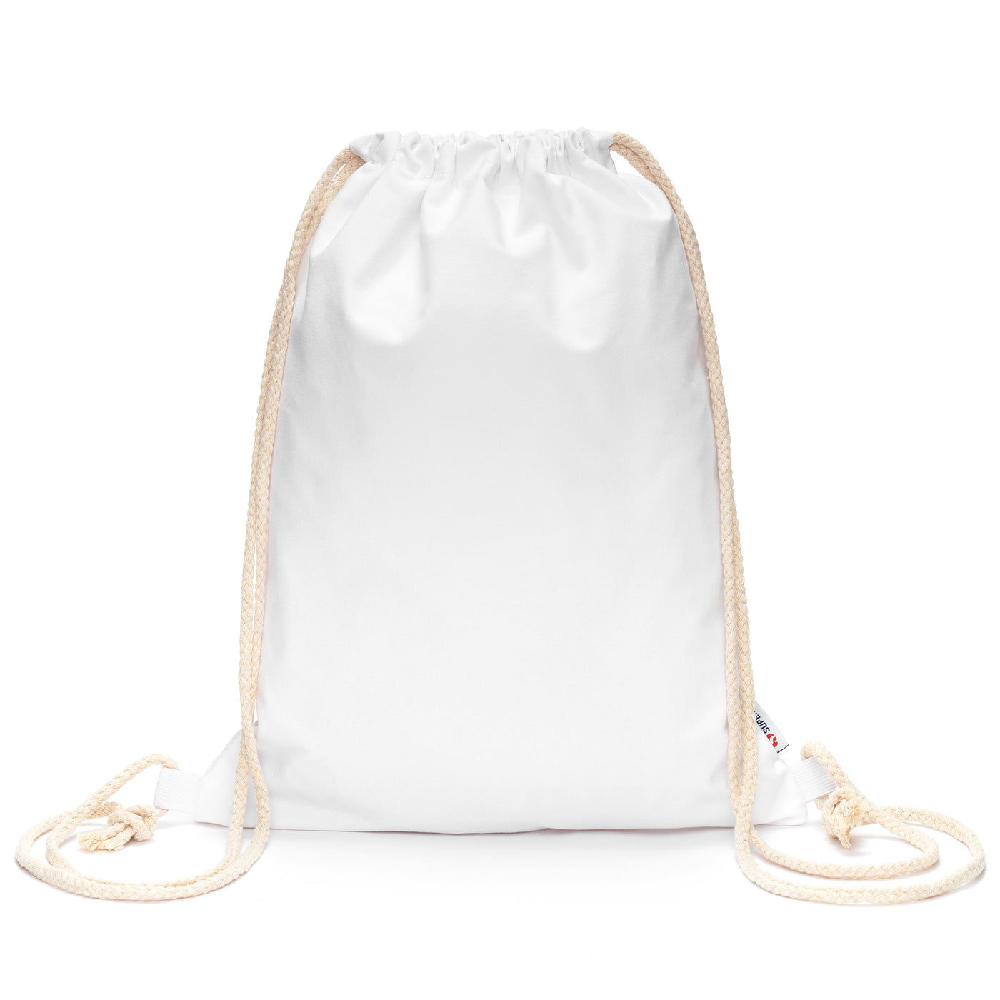 Bags Unisex GYMBAG CANVAS Backpack WHITE Photo (jpg Rgb)			