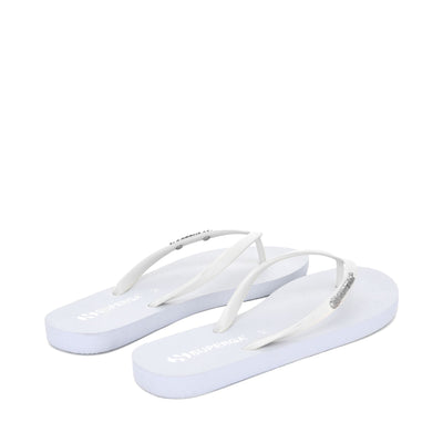 Slippers Woman 4121 FLIP FLOPS GLITTER Flip-Flop WHITE ICE Dressed Side (jpg Rgb)		
