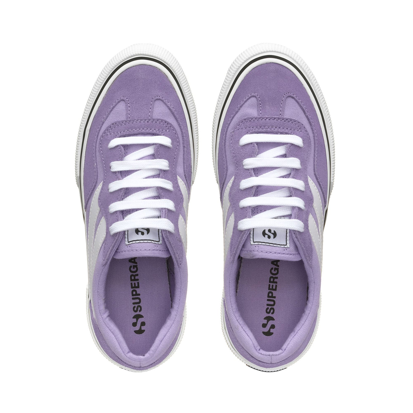 Sneakers Unisex 2941 REVOLLEY COLORBLOCK Low Cut VIOLET LILLA-WHITE Dressed Back (jpg Rgb)		