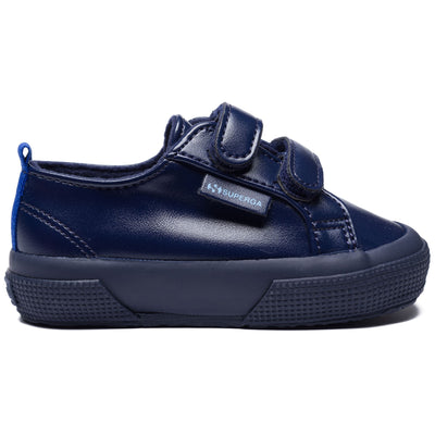 Le Superga Kid unisex 2750-SOFTSYNLEASTRAPJ Sneaker Blue Navy-Blue Royal | Superga Photo (jpg Rgb)			