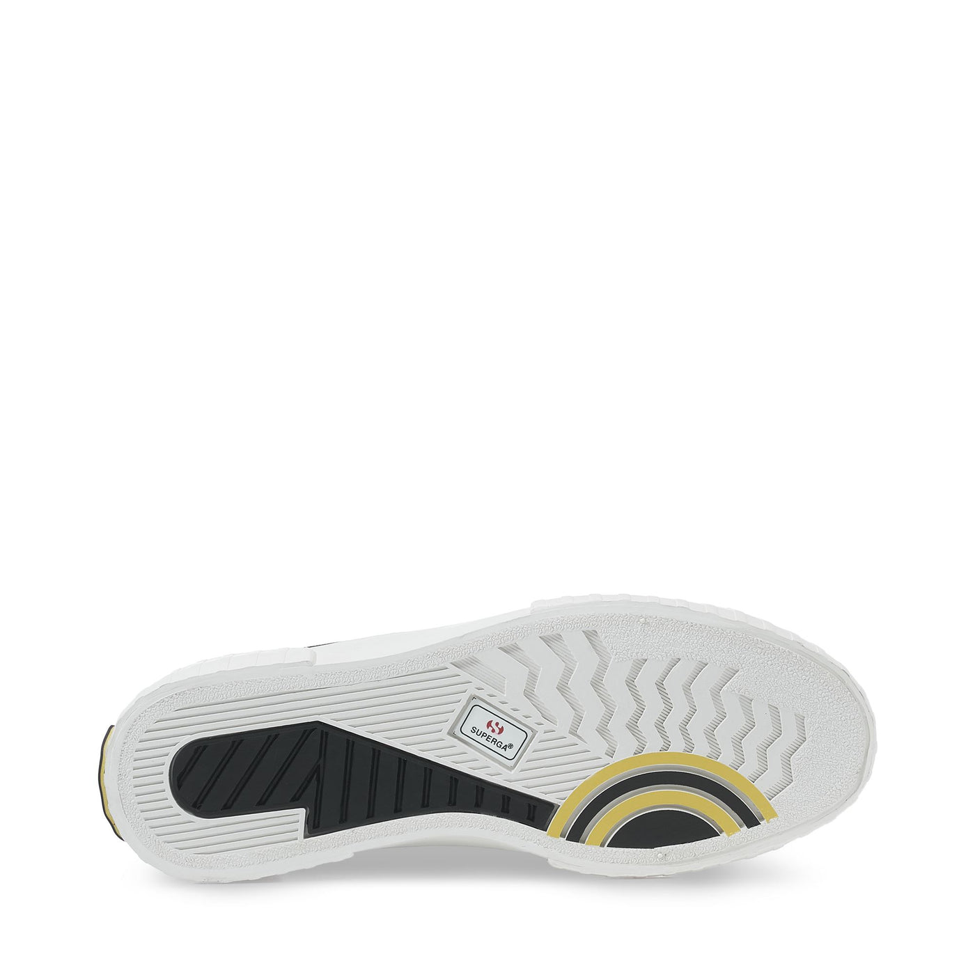 Sneakers Unisex 2630 STRIPE MULTICOLOR LOGO Low Cut BLACK-BLACK YELLOW Detail (jpg Rgb)			